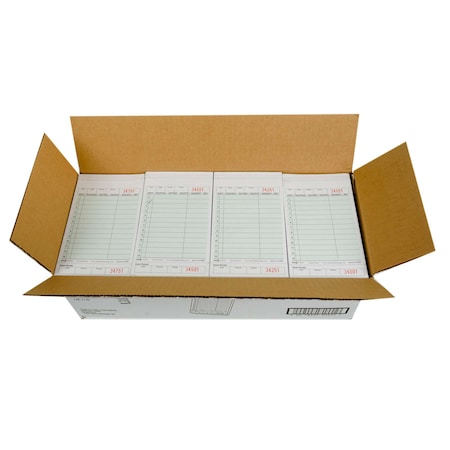 National Checking 2 Part Green Tint Carbonless 13 Line Guest Check 50 Checks, PK40 G4797